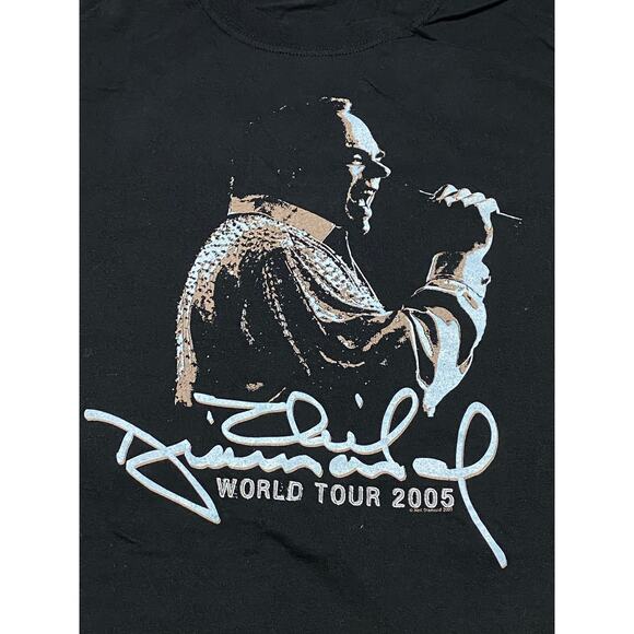 2005 Neil Diamond World concert tour double sided T shirt L Perfect shape - Picture 8 of 8